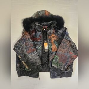 New S & L Leather Jacker Men's Size Medium